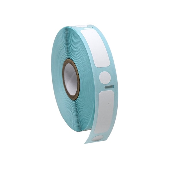 Label/Dot Combo Roll, Cryo, Direct Thermal, 38x13mm & 9.5mm Dot, for 2.0mL Tubes, Yellow, 500PK